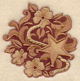 Leather Tooling Star and Flowers