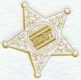 Old West Quick-Stitch Sheriff's Badge