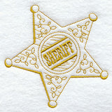 Old West Quick-Stitch Sheriff's Badge