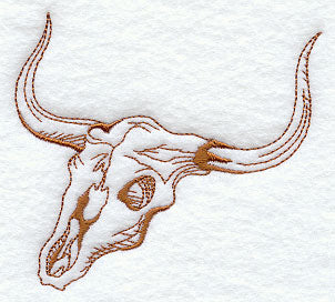 Old West Quick-Stitch Steer Skull