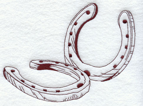 Old West Quick-Stitch Horseshoes