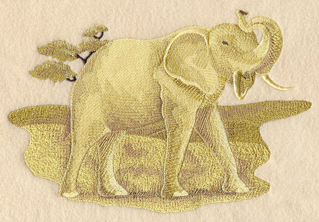 Sepia Safari Elephant