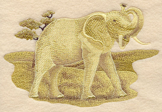 Sepia Safari Elephant