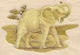 Sepia Safari Elephant