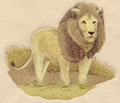 Sepia Safari Lion
