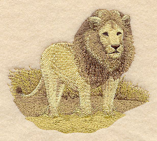 Sepia Safari Lion