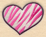 Zebra Print Heart