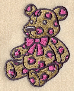 Leopard Print Teddy Bear