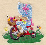 Sunbonnet Sue on Tricycle