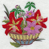 Guatemalan Flower Basket