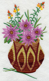African Flower Basket