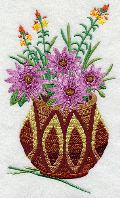 African Flower Basket