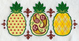 Patterned Pineapples Triptych