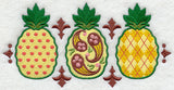 Patterned Pineapples Triptych