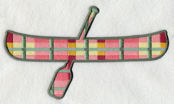 Northwoods Plaid Canoe