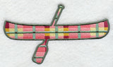 Northwoods Plaid Canoe