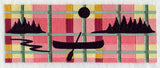 Northwoods Plaid Canoe Border