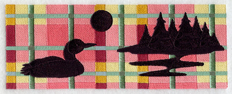 Northwoods Plaid Loon Border