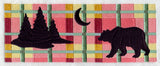 Northwoods Plaid Bear Border