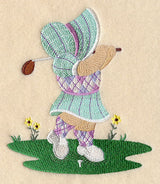 Golfing Sunbonnet Sue