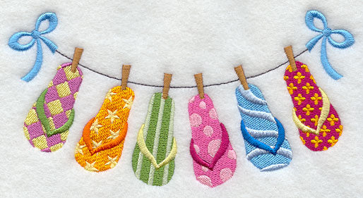 Clothesline Flip-Flops