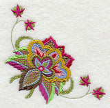 Jacobean Floral Corner