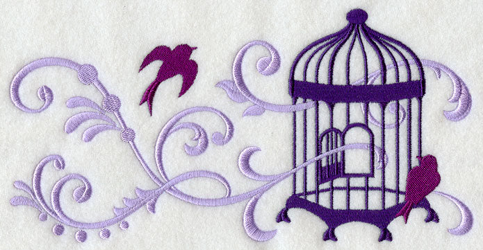 Filigree Birdcage Rectangle