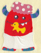 Bath Monster with Rubber Ducky