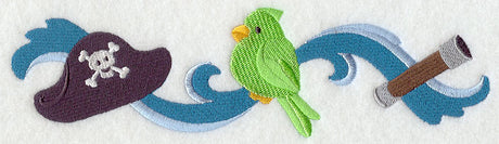 Playful Pirate Border