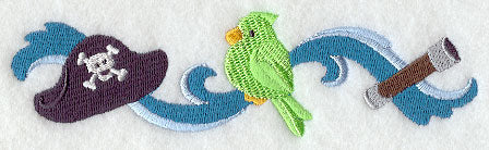Playful Pirate Border