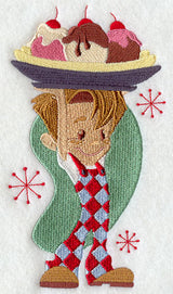 Diner Boy with Banana Split