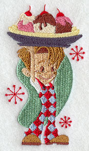 Diner Boy with Banana Split