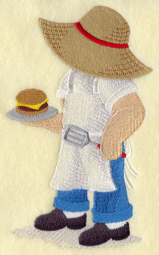 Grilling Fisherman Fred