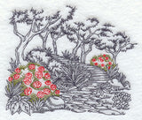 Garden Etching - Roses