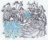 Garden Etching - Bluebells