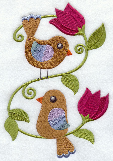 Peaceful Perching Pair