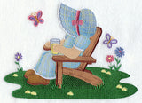 Sunbonnet Sue in Adirondack Chair