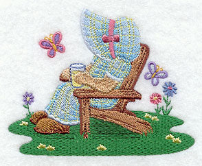 Sunbonnet Sue in Adirondack Chair