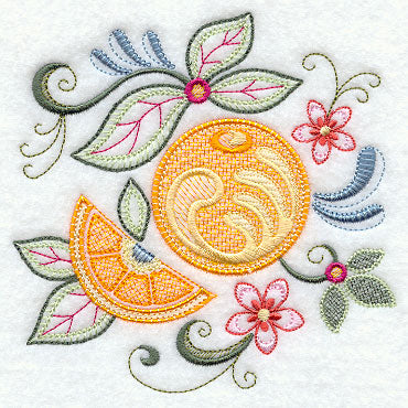 Vintage Jacobean Oranges