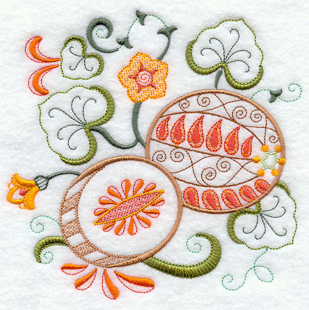 Vintage Jacobean Cantaloupe