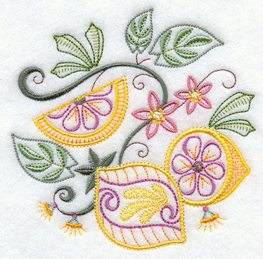 Vintage Jacobean Lemons