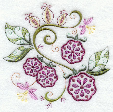 Vintage Jacobean Raspberries