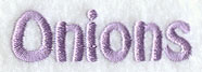 Onions Text