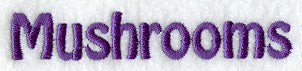 Mushrooms Text