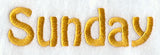 Sunday Text