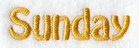 Sunday Text