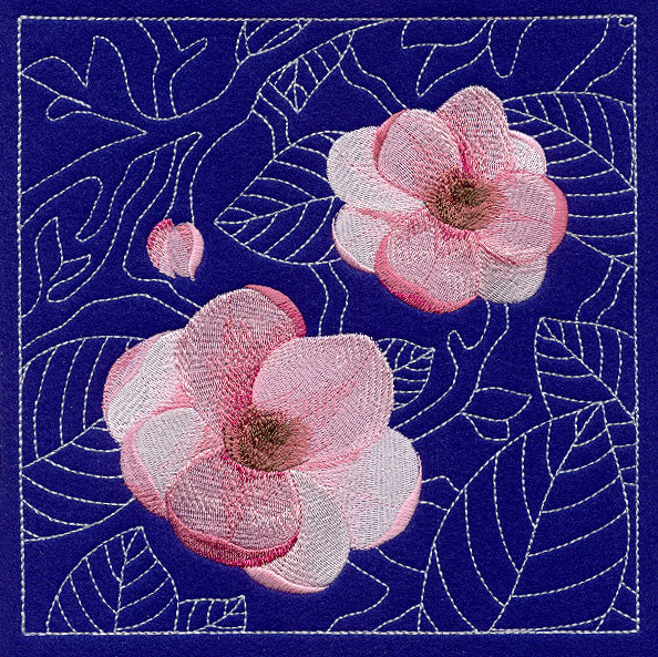 Magnolia Sashiko Square