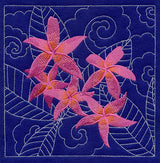 Japanese Lantern Sashiko Square