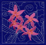 Japanese Lantern Sashiko Square