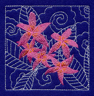 Japanese Lantern Sashiko Square